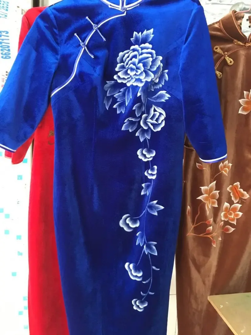 Guangzhou Weicai Hand-painting Factory - Clothing reference image 1